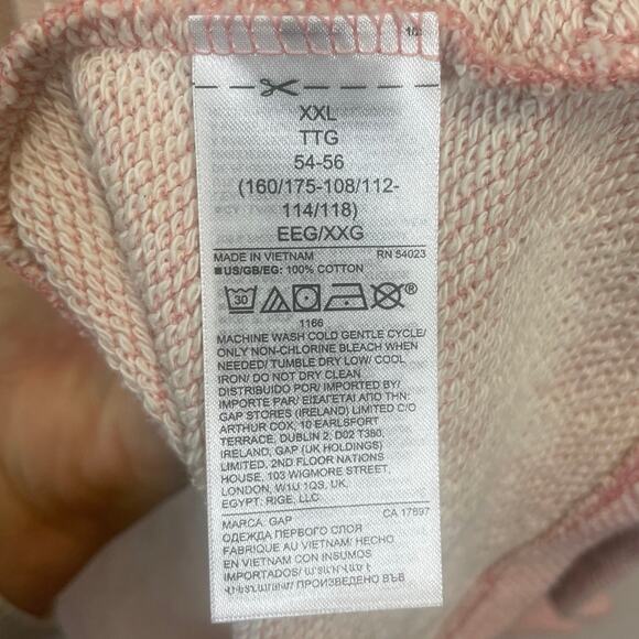 Gap Maternity nursing snap sweatshirt pockets potpourri pink size XXL - Picture 9 of 10